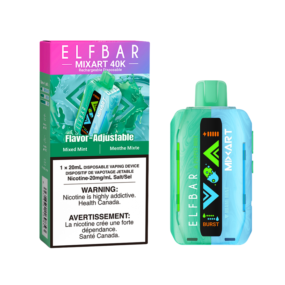 Elf Bar MixArt 2in1 Dispo. Vape 40K - 20mL - 20MG