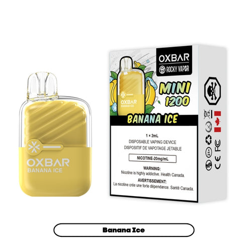 Rocky Vapor Oxbar Mini 1200 2mL 20MG Disposable Vape