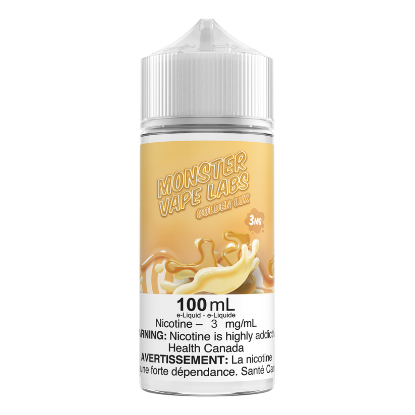 Golden Lux By Monster Vape Labs 100mL Traditional Nic.