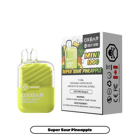 Rocky Vapor Oxbar Mini 1200 2mL 20MG Disposable Vape