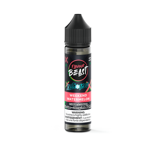 Weekend Watermelon Iced By Flavour Beast E-liquid Salt Nicotine 60mL
