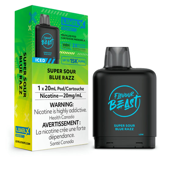 Level X BOOST G2 Flavour Beast Pod 25K - 20mL - 20MG 1P/K