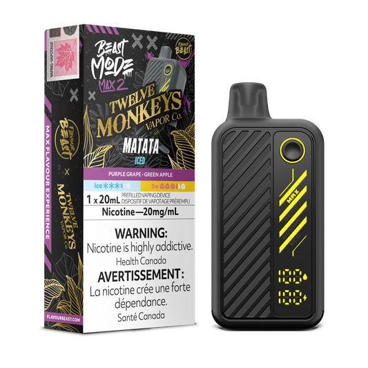 Flavour Beast X 12 Monkeys Beast Mode Max 2 50K 20mL/20MG Disposable