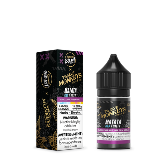 12 Monkey's X Flavour Beast E-liquid  "Matata Iced" 30mL 20MG