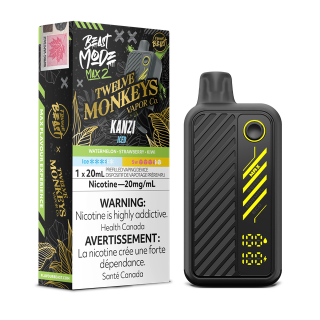 Flavour Beast X 12 Monkeys Beast Mode Max 2 50K 20mL/20MG Disposable