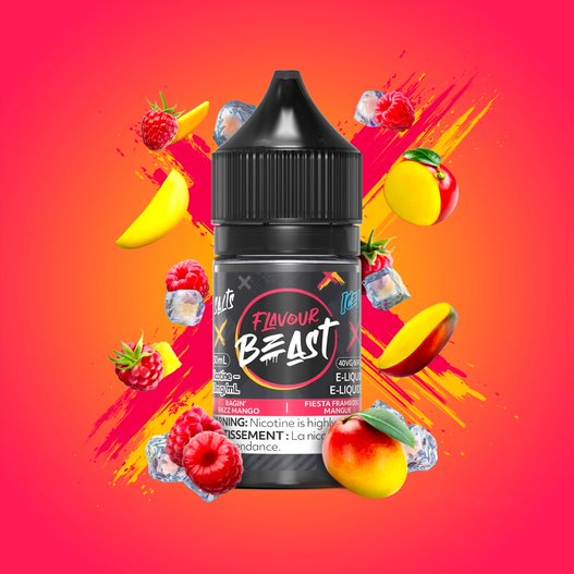 Ragin' Razz Mango Iced By Flavour Beast E-liquid 30mL