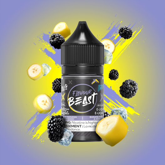 Blazin' Banana Blackberry Iced By Flavour Beast E-liquid 30mL