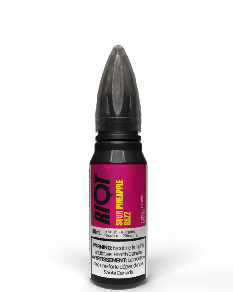 Sour Pineapple Razz By RIOT X/Squad - Salt Nic. 30mL