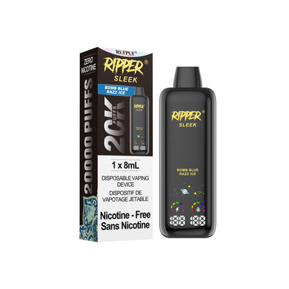 Ripper SLEEK 20K NICOTINE FREE (0MG) Disposable Vape