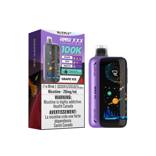 RIPPER XXX Disposable Vape 100K - 20MG - 20mL