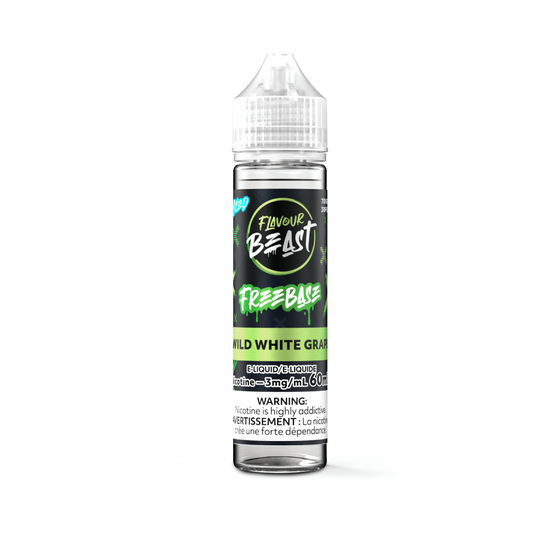 Flavour Beast E-Liquid Freebase Nic. 60mL-Wild White Grape ICED