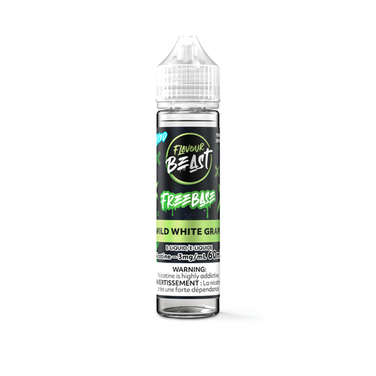 Flavour Beast E-Liquid Freebase Nic. 60mL-Wild White Grape ICED