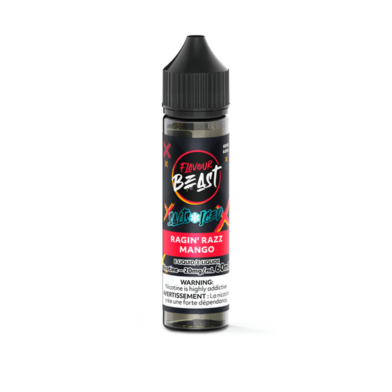 Ragin' Razz Mango Ice By Flavour Beast E-liquid SALT Nicotine 60mL