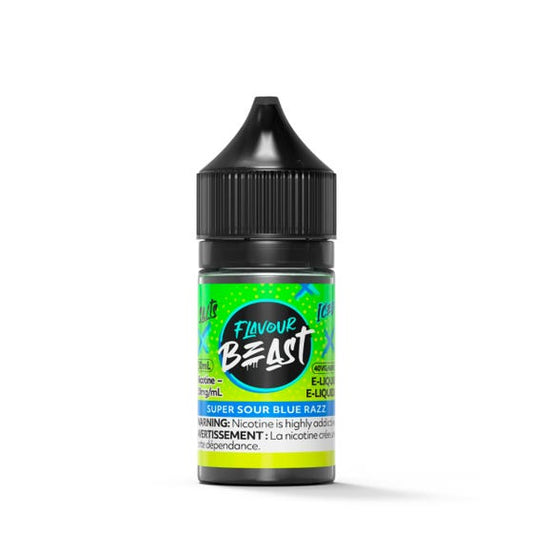 Super Sour Blue Razz Iced By Flavour Beast E-liquid 30mL