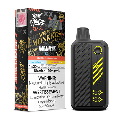 Flavour Beast X 12 Monkeys Beast Mode Max 2 50K 20mL/20MG Disposable