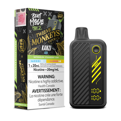Flavour Beast X 12 Monkeys Beast Mode Max 2 50K 20mL/20MG Disposable